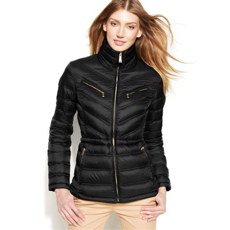 michael kors womens packable down coats|Michael Kors packable puffer coat.